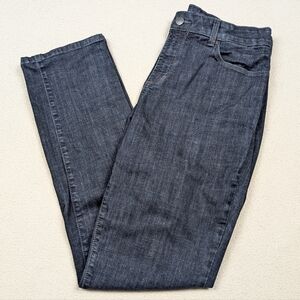 NYDJ Lift Tuck Skinny Dark Wash Stretch Denim Women's Jeans Size 8